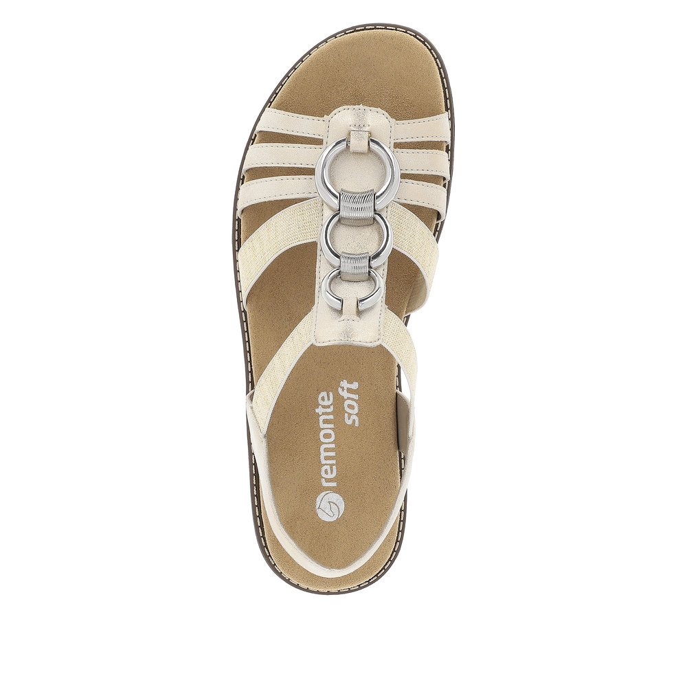 Remonte D2073-60 Anatomic Leather Sandal Beige Remonte D2073-60 Anatomic Leather Sandal Beige