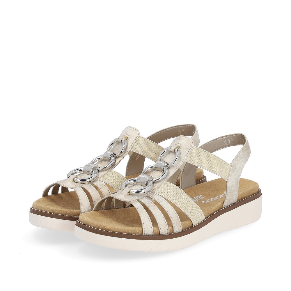 Remonte D2073-60 Anatomic Leather Sandal Beige Remonte D2073-60 Anatomic Leather Sandal Beige