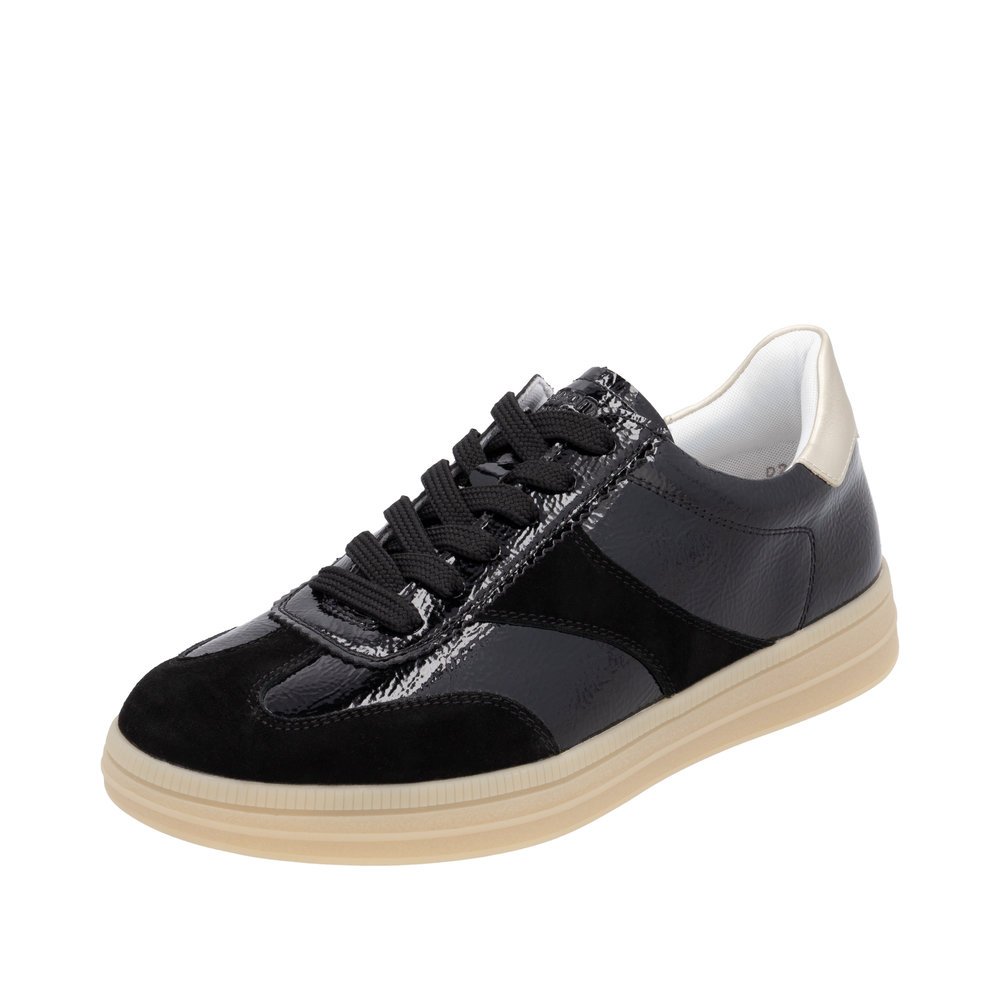 Remonte D2C01-03 Ανατομικό Δερμάτινο Sneaker Μαύρο Remonte D2C01-03 Ανατομικό Δερμάτινο Sneaker Μαύρο