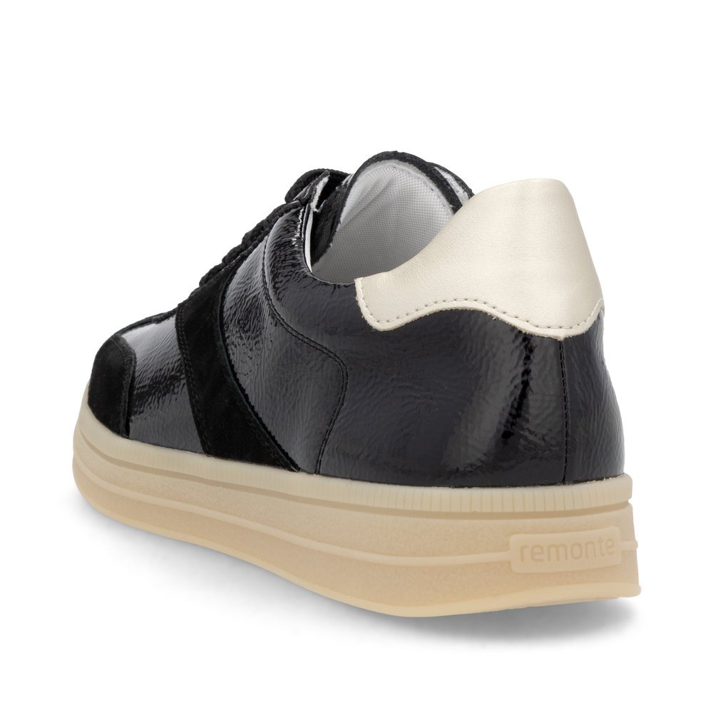 Remonte D2C01-03 Ανατομικό Δερμάτινο Sneaker Μαύρο Remonte D2C01-03 Ανατομικό Δερμάτινο Sneaker Μαύρο