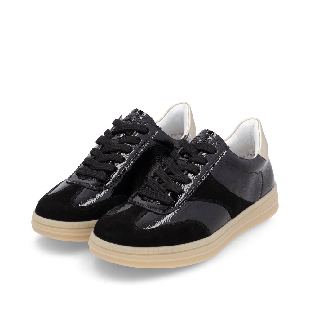 Remonte D2C01-03 Ανατομικό Δερμάτινο Sneaker Μαύρο Remonte D2C01-03 Ανατομικό Δερμάτινο Sneaker Μαύρο