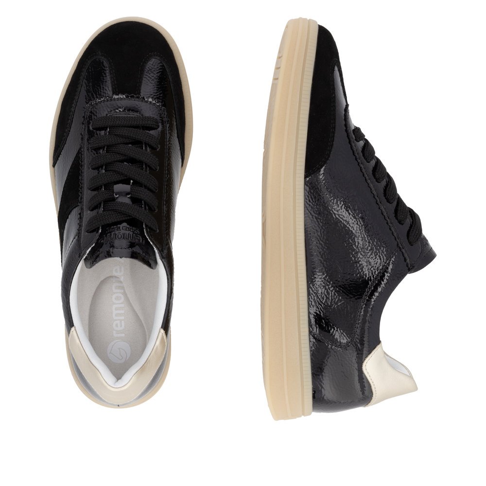 Remonte D2C01-03 Ανατομικό Δερμάτινο Sneaker Μαύρο Remonte D2C01-03 Ανατομικό Δερμάτινο Sneaker Μαύρο