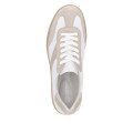 Remonte D2C01-81 Anatomical Leather Sneaker White Beige Remonte D2C01-81 Anatomical Leather Sneaker White Beige