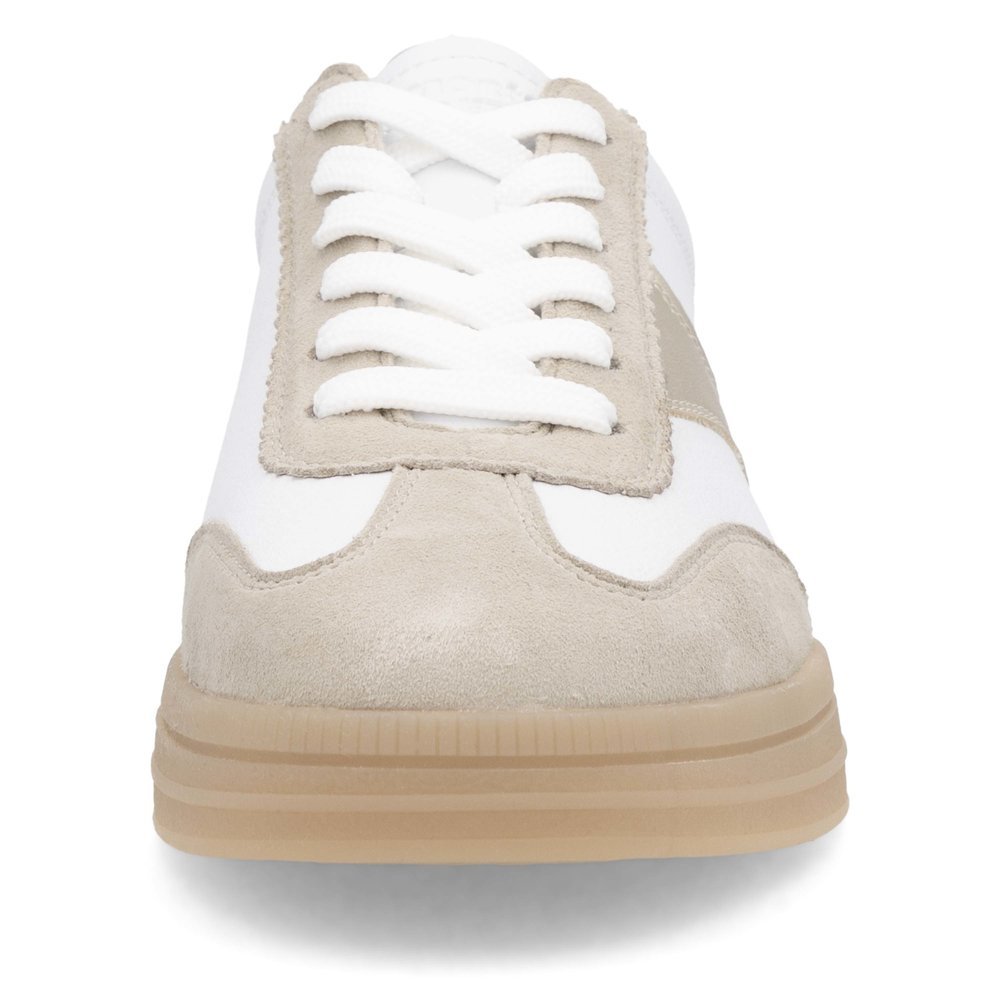 Remonte D2C01-81 Anatomical Leather Sneaker White Beige Remonte D2C01-81 Anatomical Leather Sneaker White Beige