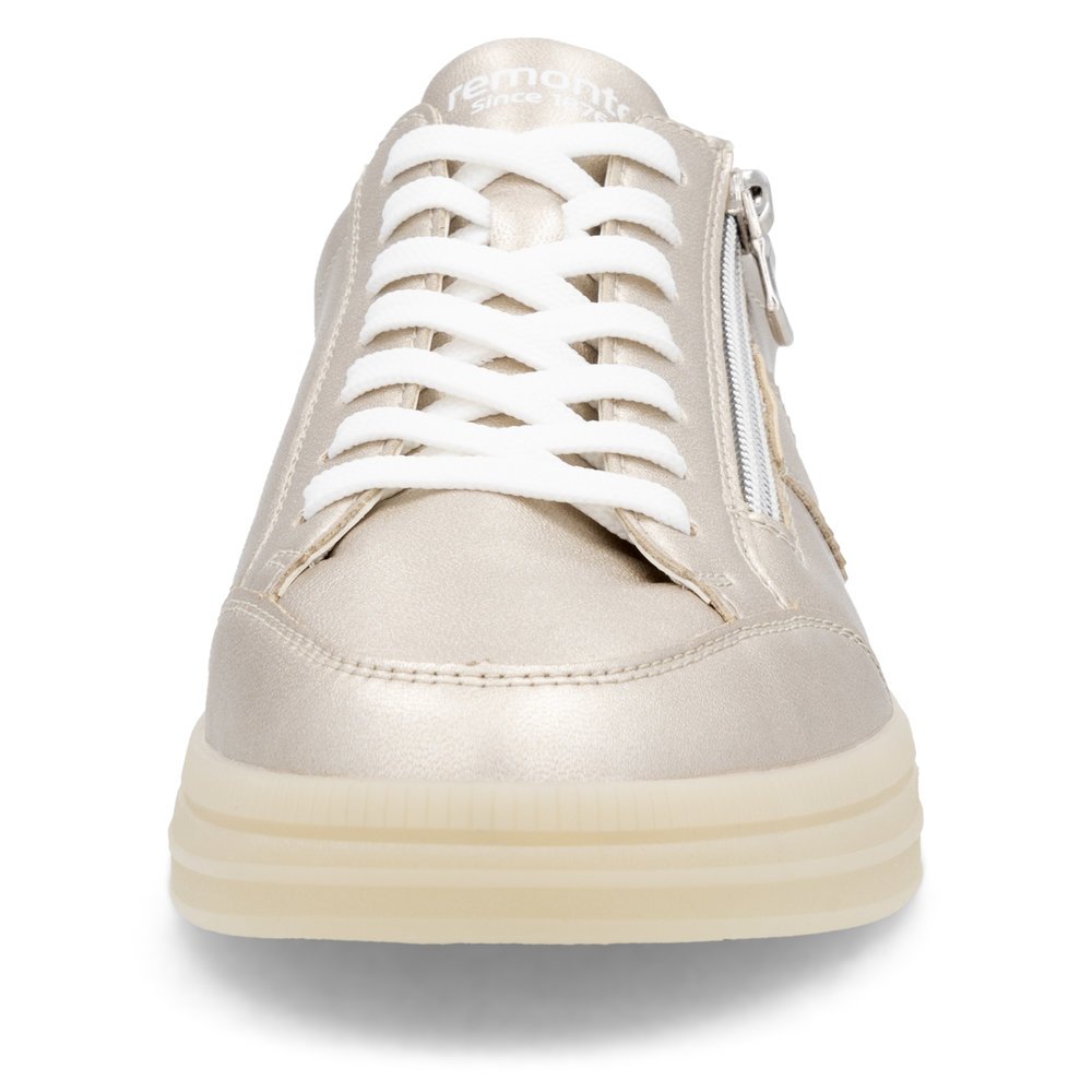 Remonte D2C02-90 Anatomical Leather Sneaker Gold Remonte D2C02-90 Anatomical Leather Sneaker Gold