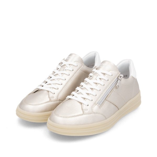 Remonte D2C02-90 Anatomical Leather Sneaker Gold Remonte D2C02-90 Anatomical Leather Sneaker Gold
