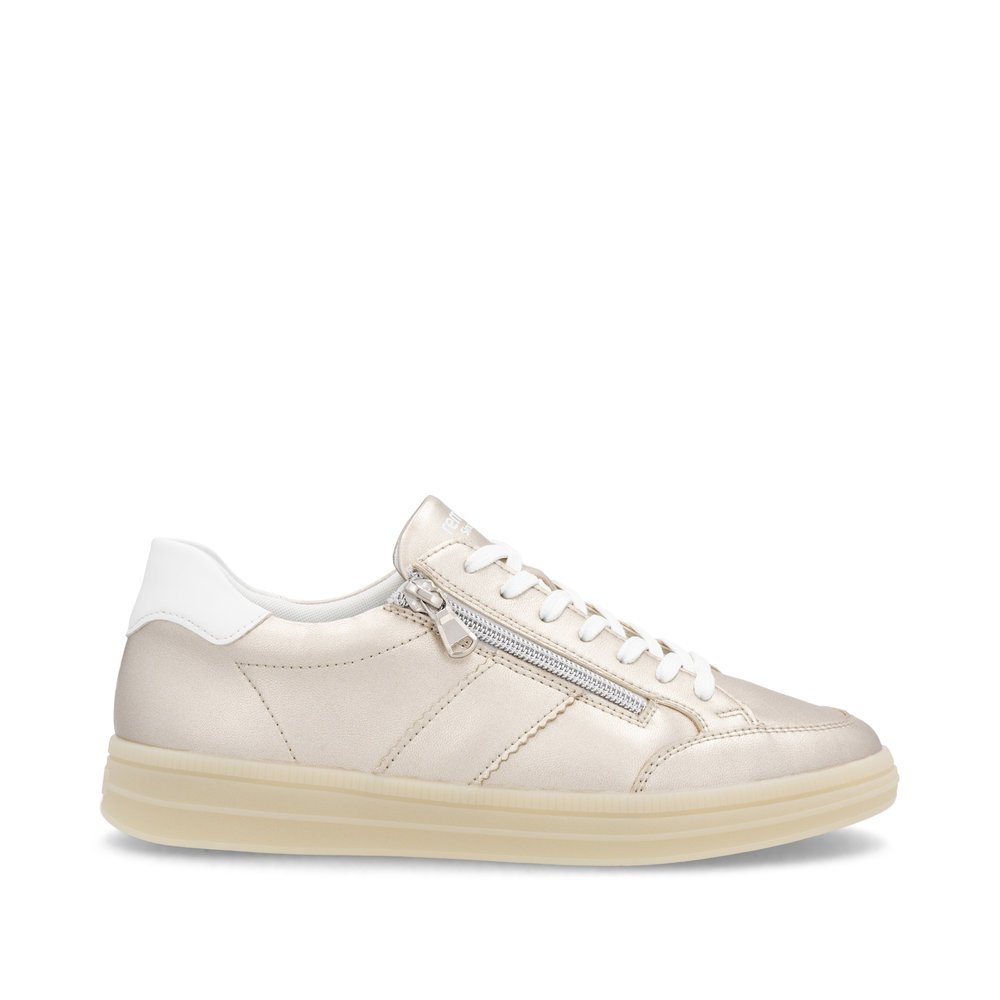 Remonte D2C02-90 Anatomical Leather Sneaker Gold Remonte D2C02-90 Anatomical Leather Sneaker Gold