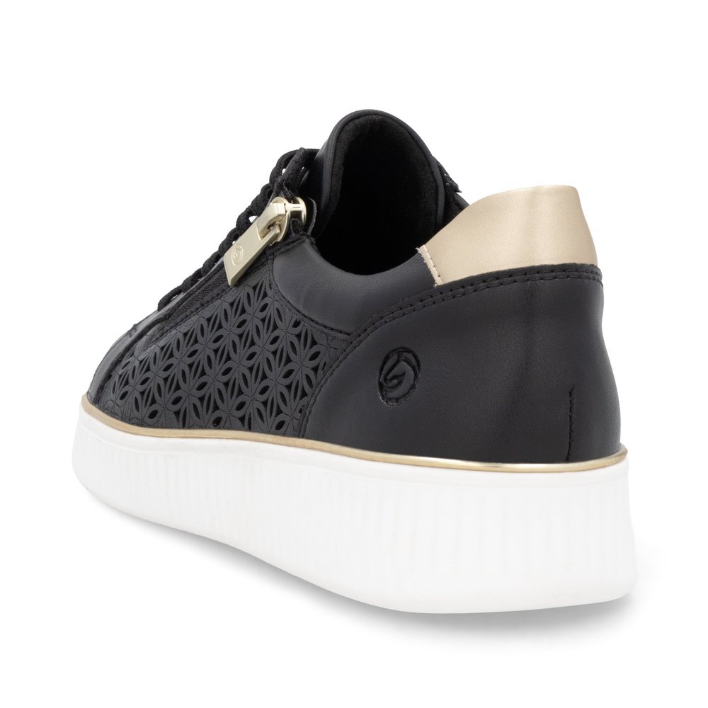 Remonte D2E03-03 Anatomical Leather Sneaker Black Remonte D2E03-03 Anatomical Leather Sneaker Black