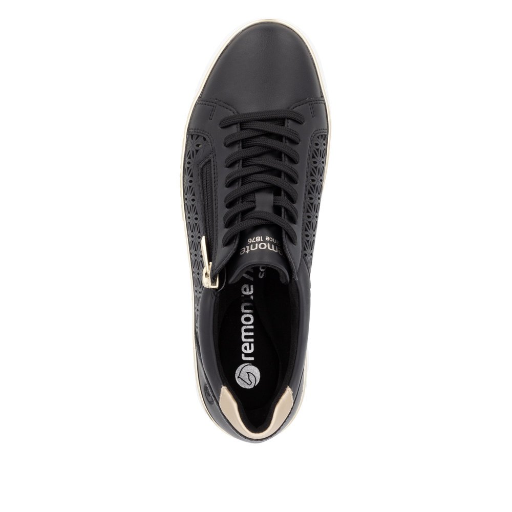Remonte D2E03-03 Anatomical Leather Sneaker Black Remonte D2E03-03 Anatomical Leather Sneaker Black