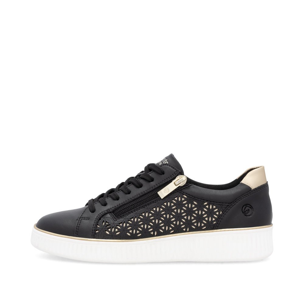 Remonte D2E03-03 Anatomical Leather Sneaker Black Remonte D2E03-03 Anatomical Leather Sneaker Black