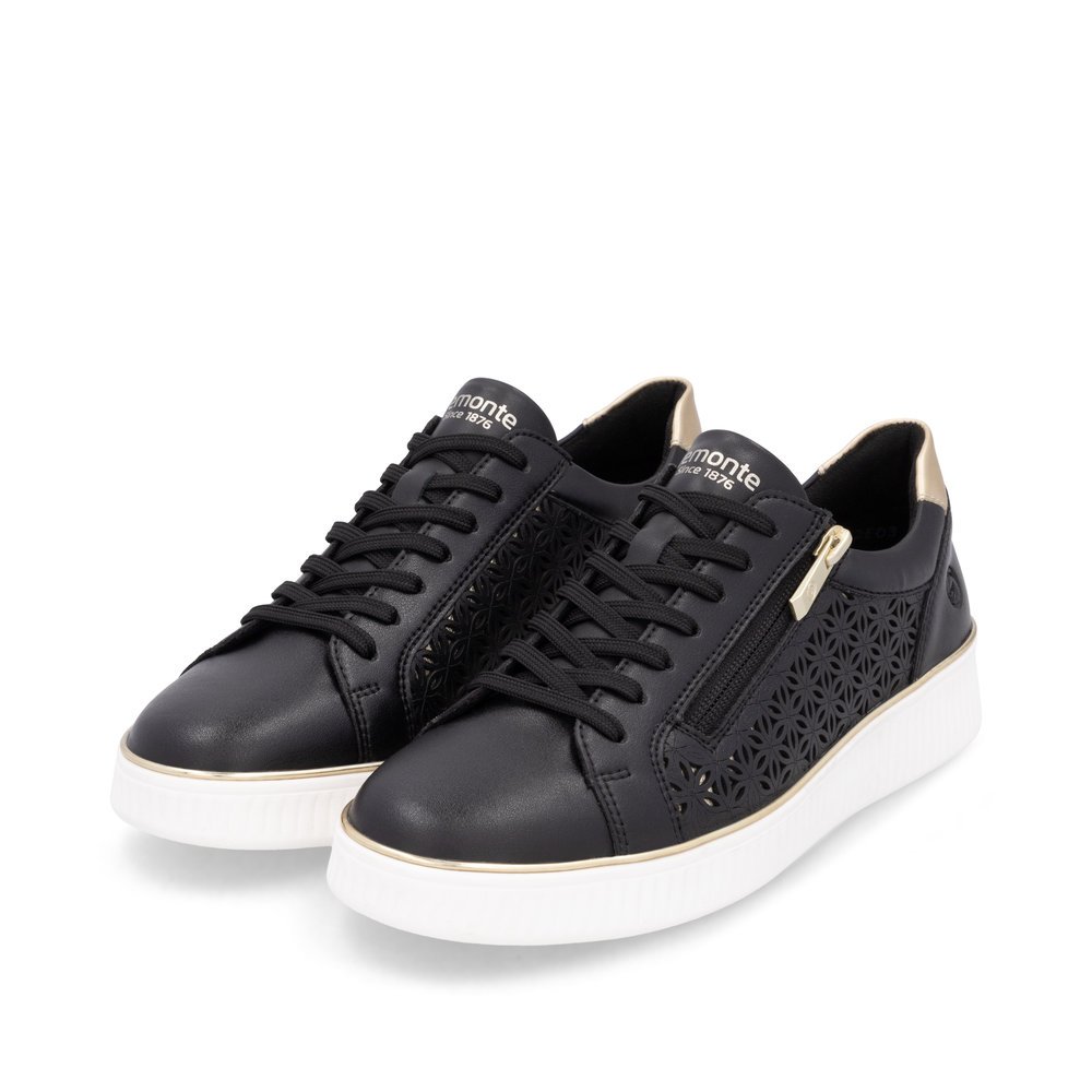 Remonte D2E03-03 Anatomical Leather Sneaker Black Remonte D2E03-03 Anatomical Leather Sneaker Black