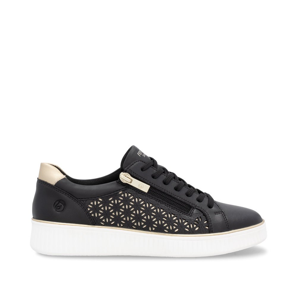 Remonte D2E03-03 Anatomical Leather Sneaker Black Remonte D2E03-03 Anatomical Leather Sneaker Black