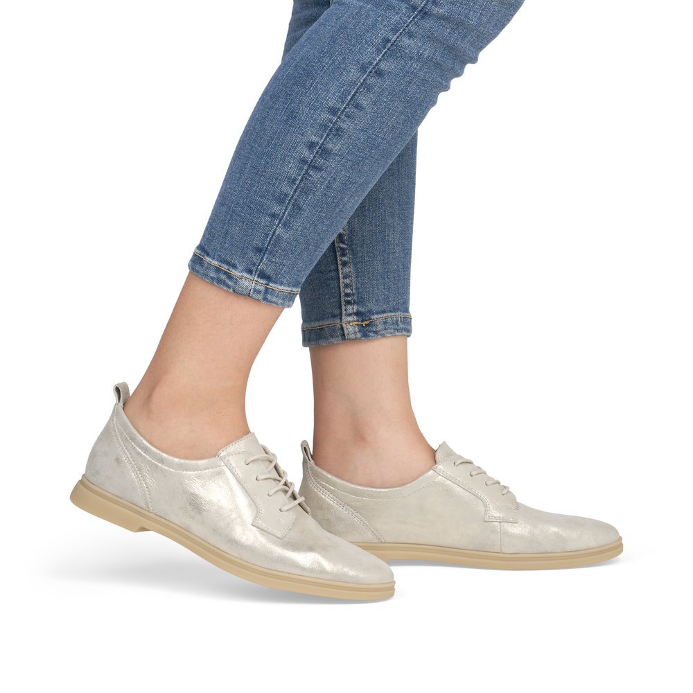 Remonte D2F01-90 Ανατομικό Δερμάτινο Oxford Χρυσό Remonte D2F01-90 Ανατομικό Δερμάτινο Oxford Χρυσό