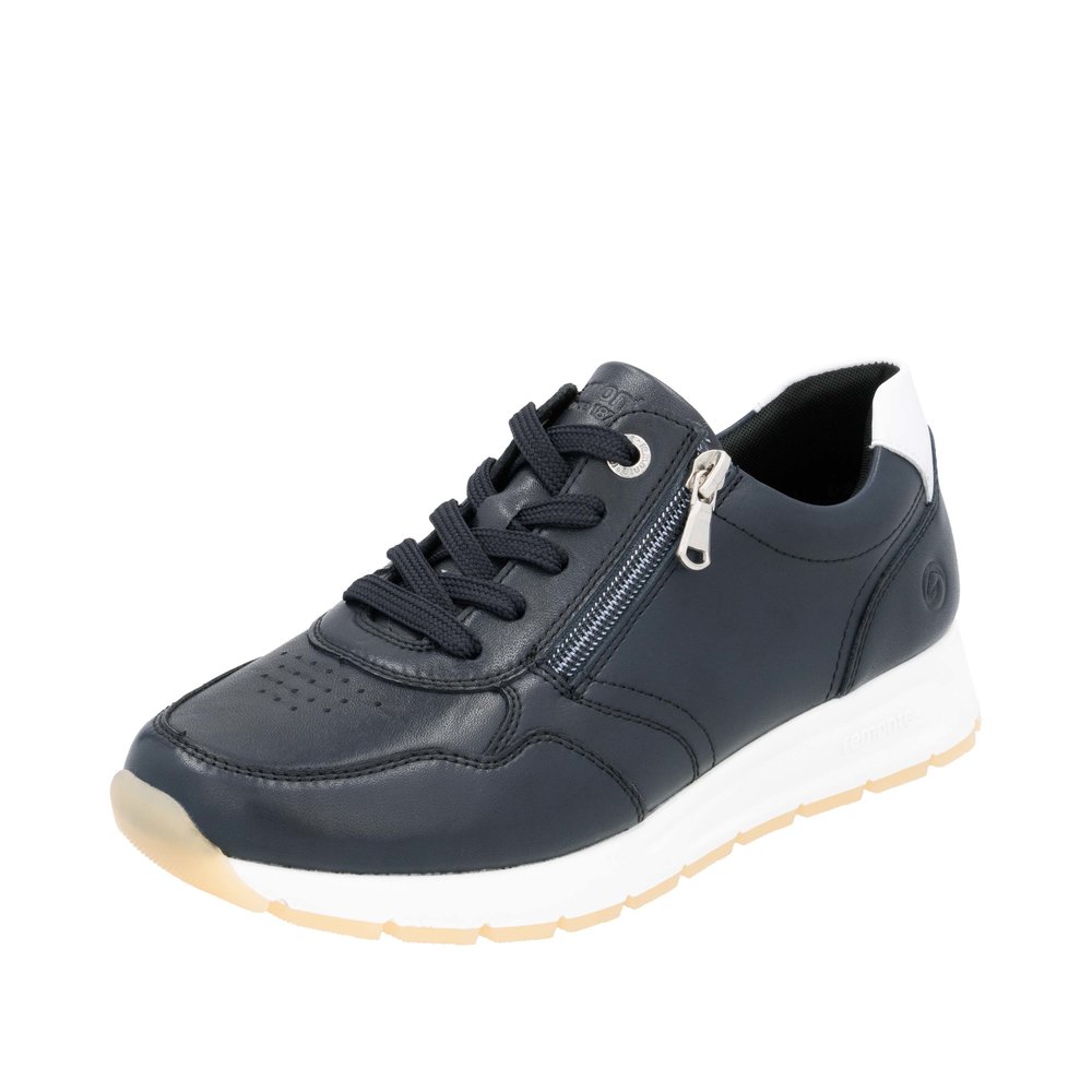 Remonte D2G01-14 Anatomical Leather Sneaker Blue Remonte D2G01-14 Anatomical Leather Sneaker Blue