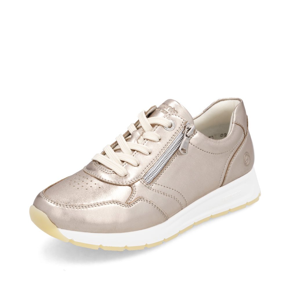 Remonte D2G01-90 Anatomical Leather Sneaker Gold Remonte D2G01-90 Anatomical Leather Sneaker Gold