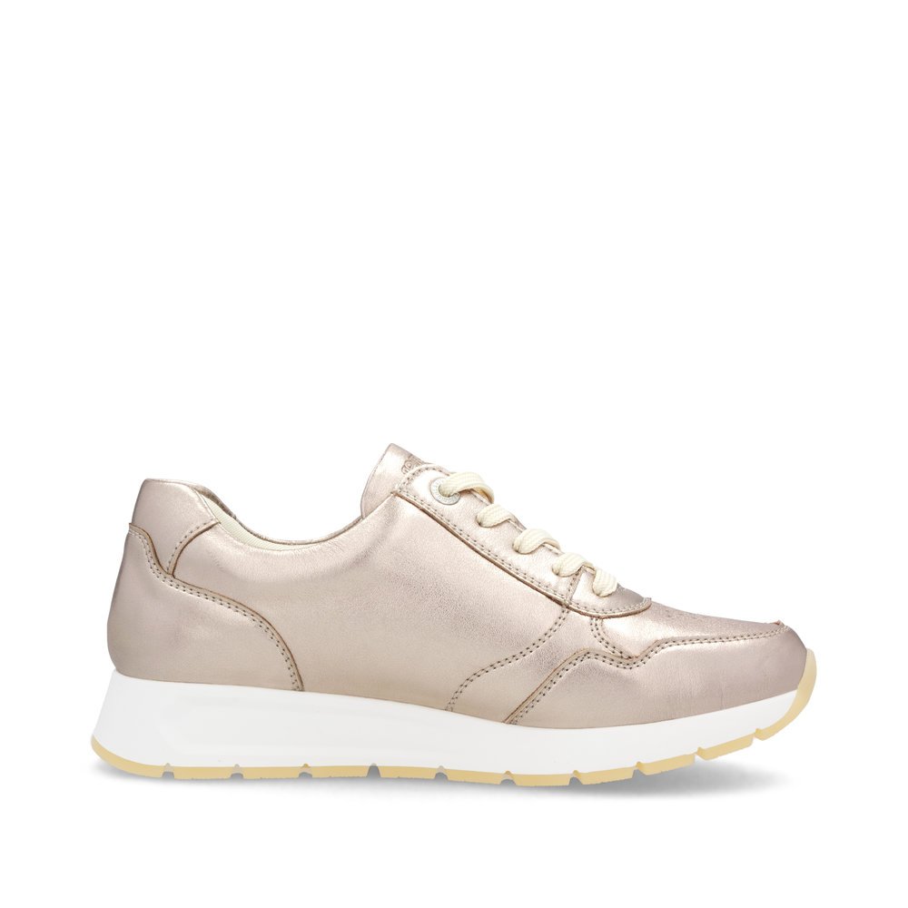 Remonte D2G01-90 Anatomical Leather Sneaker Gold Remonte D2G01-90 Anatomical Leather Sneaker Gold