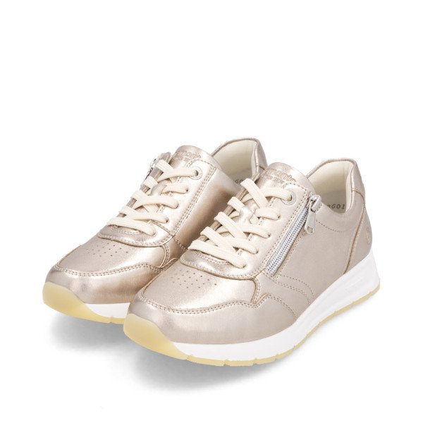 Remonte D2G01-90 Anatomical Leather Sneaker Gold Remonte D2G01-90 Anatomical Leather Sneaker Gold