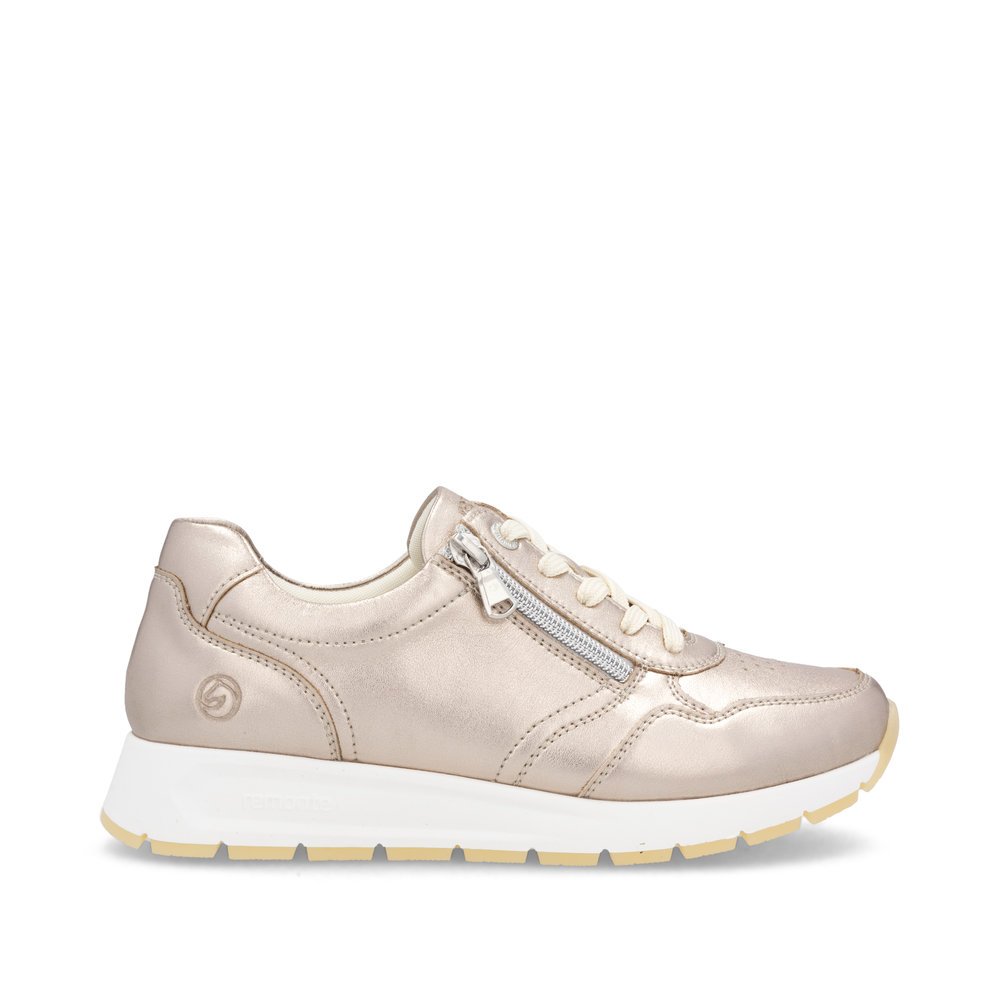 Remonte D2G01-90 Anatomical Leather Sneaker Gold Remonte D2G01-90 Anatomical Leather Sneaker Gold