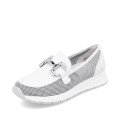 Remonte D2G02-80 Anatomical Leather Moccasin White Remonte D2G02-80 Anatomical Leather Moccasin White