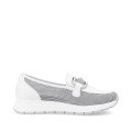 Remonte D2G02-80 Anatomical Leather Moccasin White Remonte D2G02-80 Anatomical Leather Moccasin White