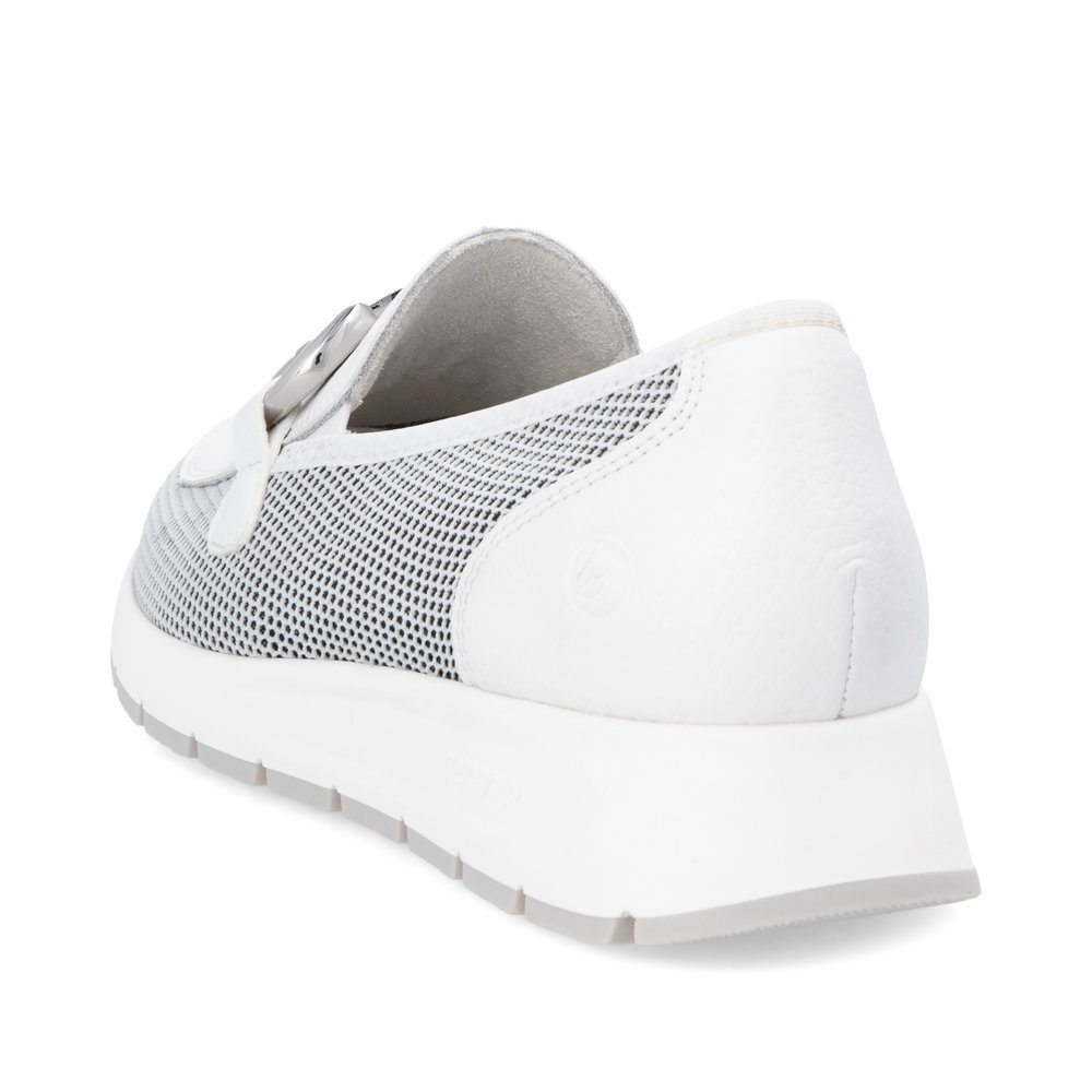 Remonte D2G02-80 Anatomical Leather Moccasin White Remonte D2G02-80 Anatomical Leather Moccasin White