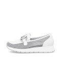 Remonte D2G02-80 Anatomical Leather Moccasin White Remonte D2G02-80 Anatomical Leather Moccasin White