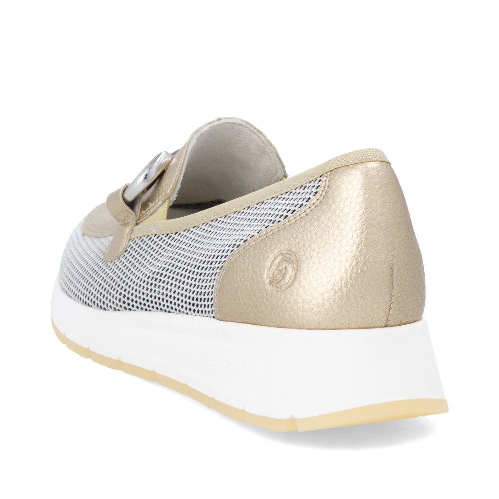Remonte D2G02-90 Anatomical Leather Moccasin Gold Remonte D2G02-90 Anatomical Leather Moccasin Gold