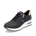 Remonte D2H01-03 Ανατομικό Δερμάτινο Sneaker Μαύρο Remonte D2H01-03 Ανατομικό Δερμάτινο Sneaker Μαύρο