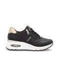 Remonte D2H01-03 Ανατομικό Δερμάτινο Sneaker Μαύρο Remonte D2H01-03 Ανατομικό Δερμάτινο Sneaker Μαύρο