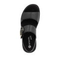 Remonte D2K50-00 Anatomical Leather Sandal Black 4cm Remonte D2K50-00 Anatomical Leather Sandal Black 4cm