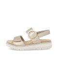 Remonte D2K50-90 Anatomical Leather Sandal Gold 4cm Remonte D2K50-90 Anatomical Leather Sandal Gold 4cm