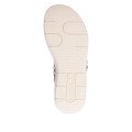 Remonte D2K52-80 Anatomical Leather Sandal White Gold 4cm Remonte D2K52-80 Anatomical Leather Sandal White Gold 4cm