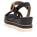 Remonte D2L50-03 Anatomical Leather Platform Black 4.5cm Remonte D2L50-03 Anatomical Leather Platform Black 4.5cm