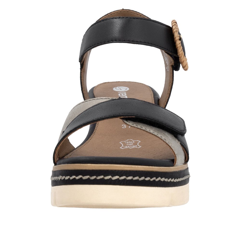 Remonte D2L50-03 Anatomical Leather Platform Black 4.5cm Remonte D2L50-03 Anatomical Leather Platform Black 4.5cm