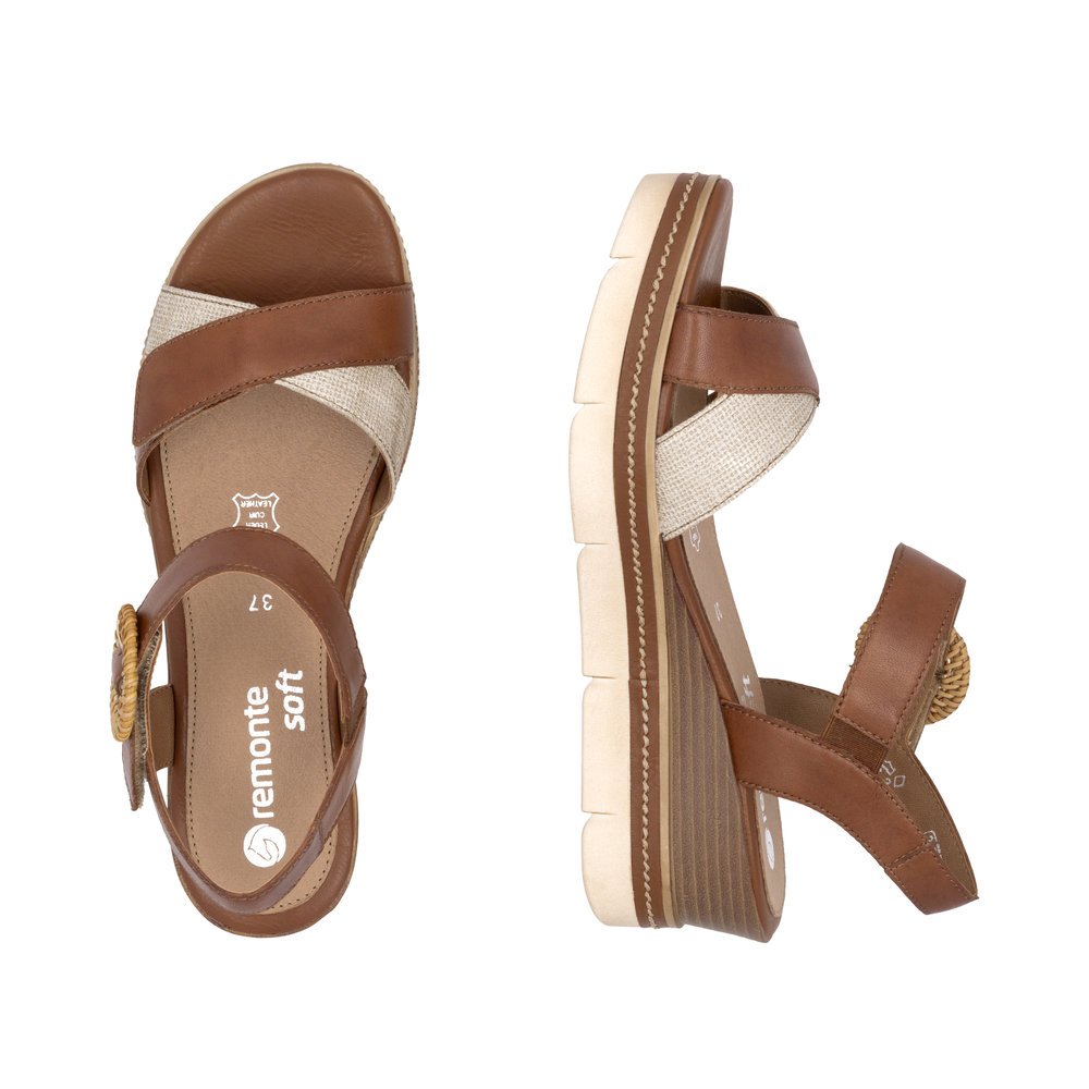 Remonte D2L50-24 Anatomical Leather Platform Brown 4.5cm Remonte D2L50-24 Anatomical Leather Platform Brown 4.5cm