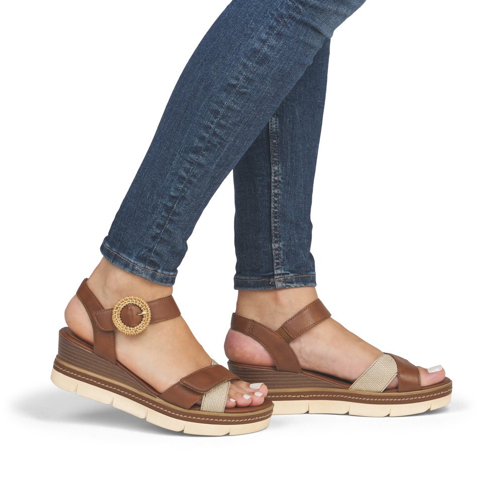 Remonte D2L50-24 Anatomical Leather Platform Brown 4.5cm Remonte D2L50-24 Anatomical Leather Platform Brown 4.5cm