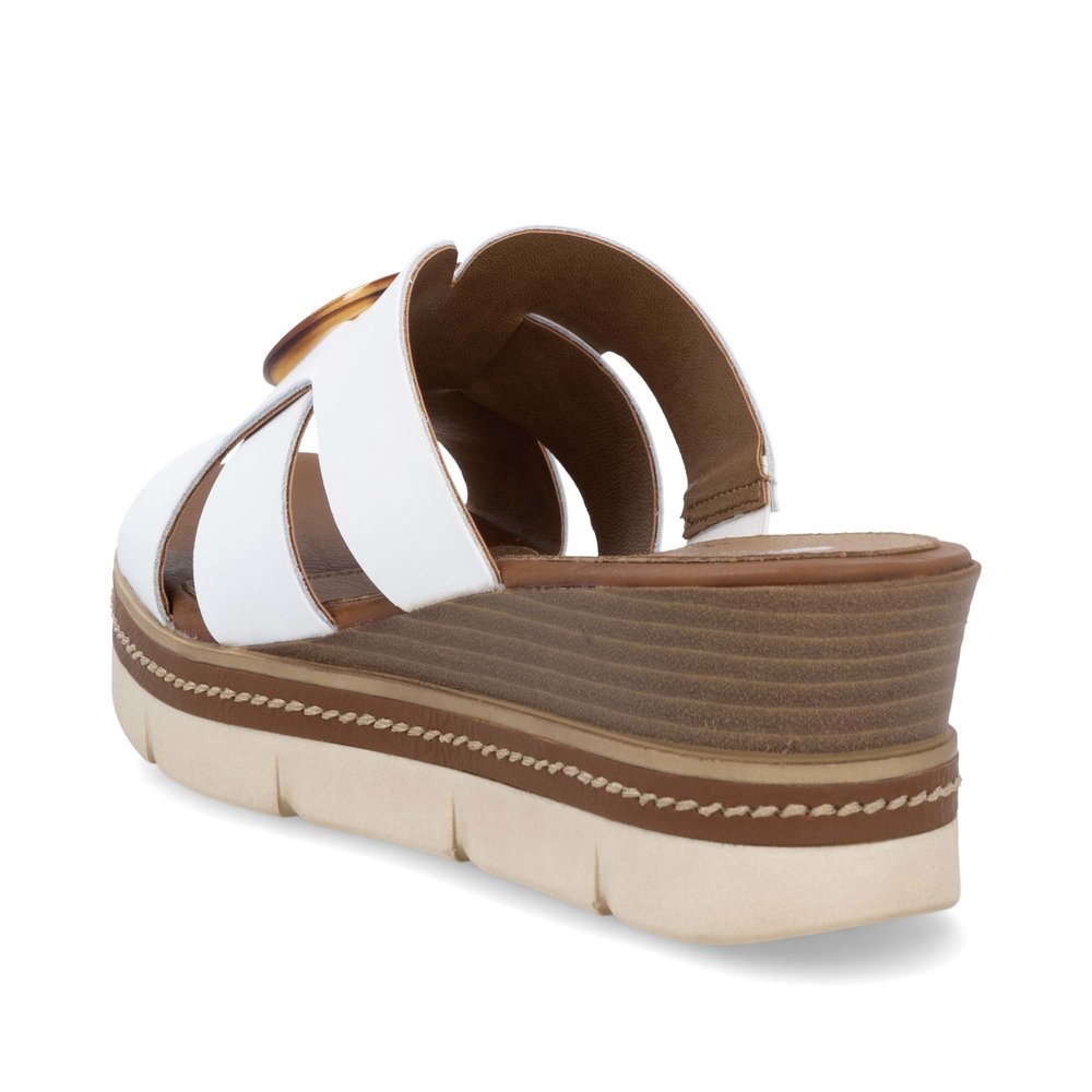 Remonte D2L52-80 Anatomical Leather Mule White 4.5cm Remonte D2L52-80 Anatomical Leather Mule White 4.5cm