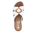 Remonte D2L52-80 Anatomical Leather Mule White 4.5cm Remonte D2L52-80 Anatomical Leather Mule White 4.5cm