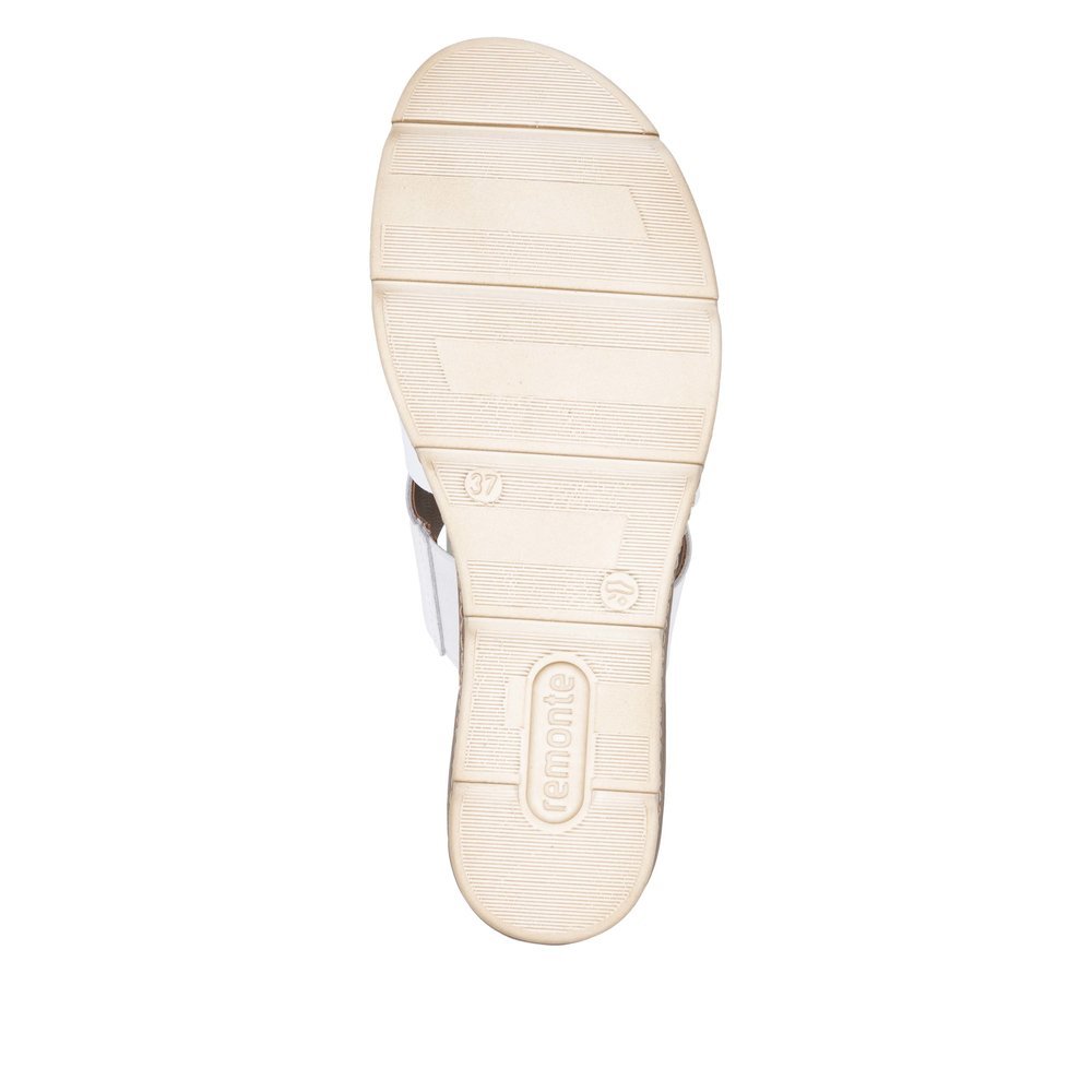 Remonte D2L52-80 Anatomical Leather Mule White 4.5cm Remonte D2L52-80 Anatomical Leather Mule White 4.5cm
