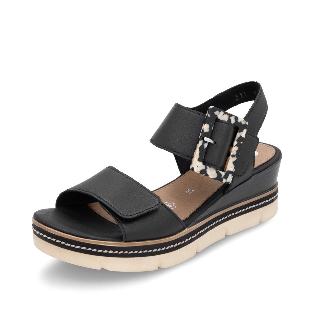 Remonte D2L53-00 Anatomical Leather Platform Black 4.5cm Remonte D2L53-00 Anatomical Leather Platform Black 4.5cm