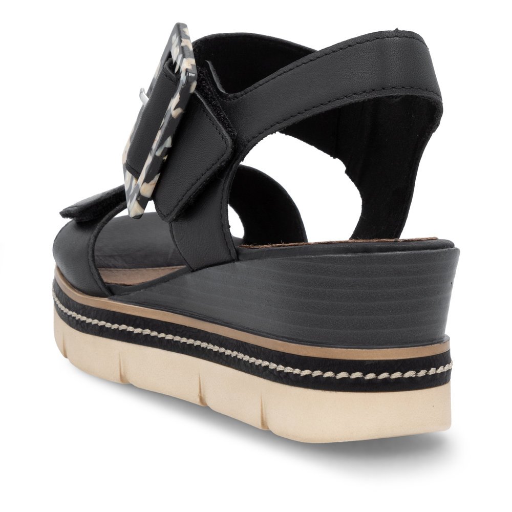 Remonte D2L53-00 Anatomical Leather Platform Black 4.5cm Remonte D2L53-00 Anatomical Leather Platform Black 4.5cm