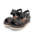 Remonte D2L53-00 Anatomical Leather Platform Black 4.5cm Remonte D2L53-00 Anatomical Leather Platform Black 4.5cm