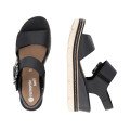 Remonte D2L53-00 Anatomical Leather Platform Black 4.5cm Remonte D2L53-00 Anatomical Leather Platform Black 4.5cm