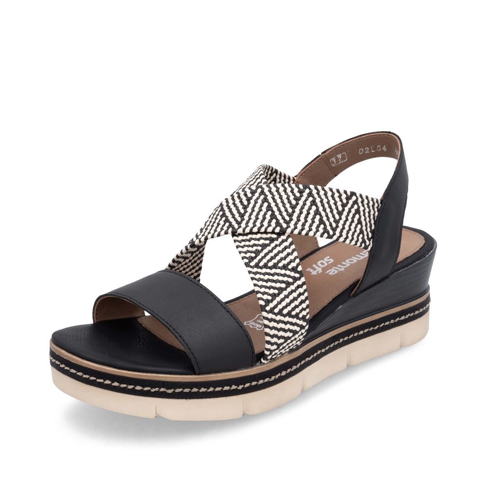 Remonte D2L54-03 Anatomical Leather Platform Black 4.5cm Remonte D2L54-03 Anatomical Leather Platform Black 4.5cm