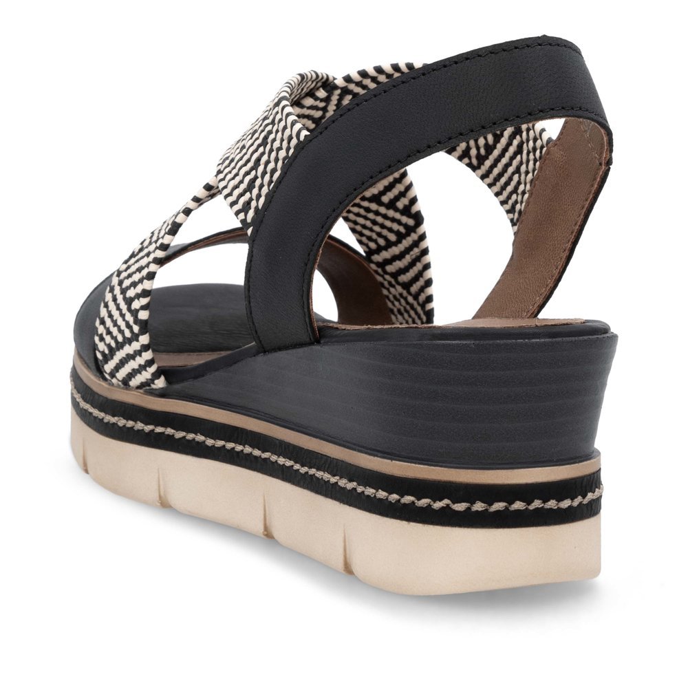 Remonte D2L54-03 Anatomical Leather Platform Black 4.5cm Remonte D2L54-03 Anatomical Leather Platform Black 4.5cm