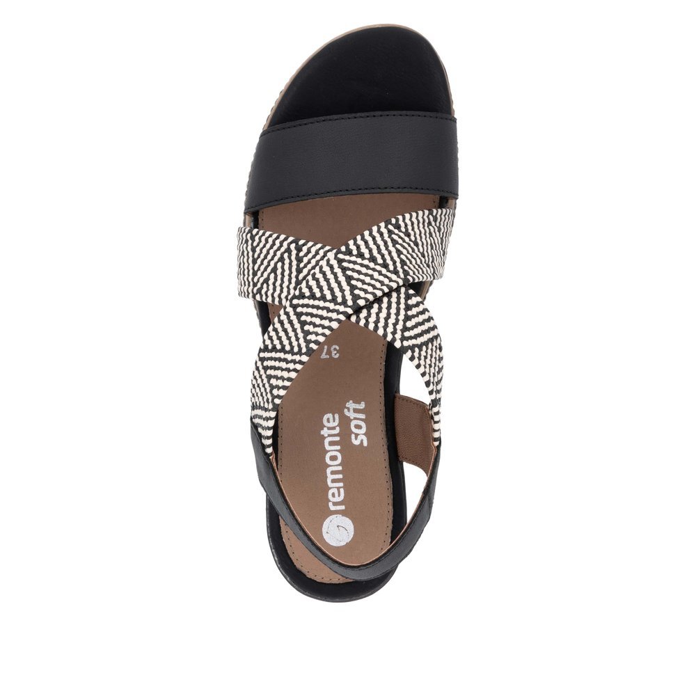 Remonte D2L54-03 Anatomical Leather Platform Black 4.5cm Remonte D2L54-03 Anatomical Leather Platform Black 4.5cm