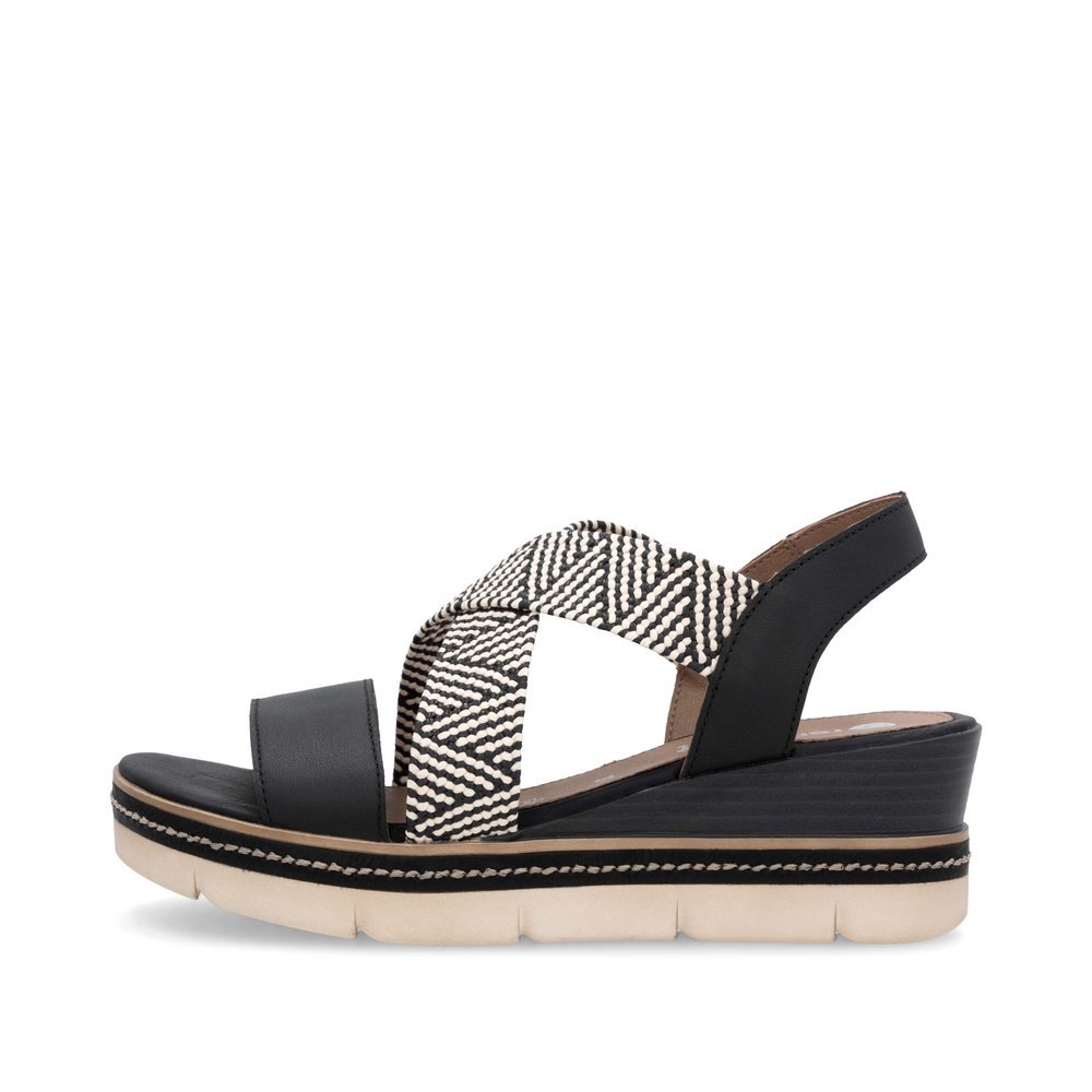 Remonte D2L54-03 Anatomical Leather Platform Black 4.5cm Remonte D2L54-03 Anatomical Leather Platform Black 4.5cm