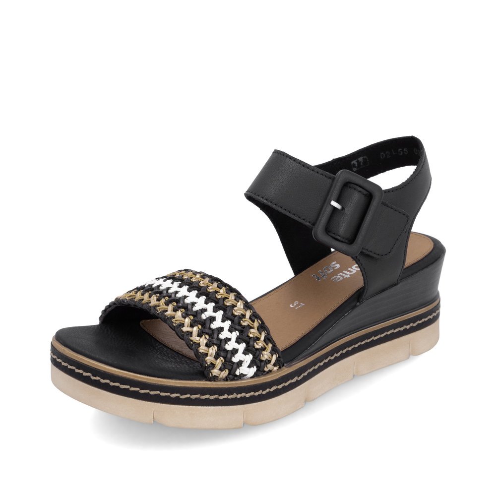 Remonte D2L55-03 Anatomical Leather Platform Black 4.5cm Remonte D2L55-03 Anatomical Leather Platform Black 4.5cm