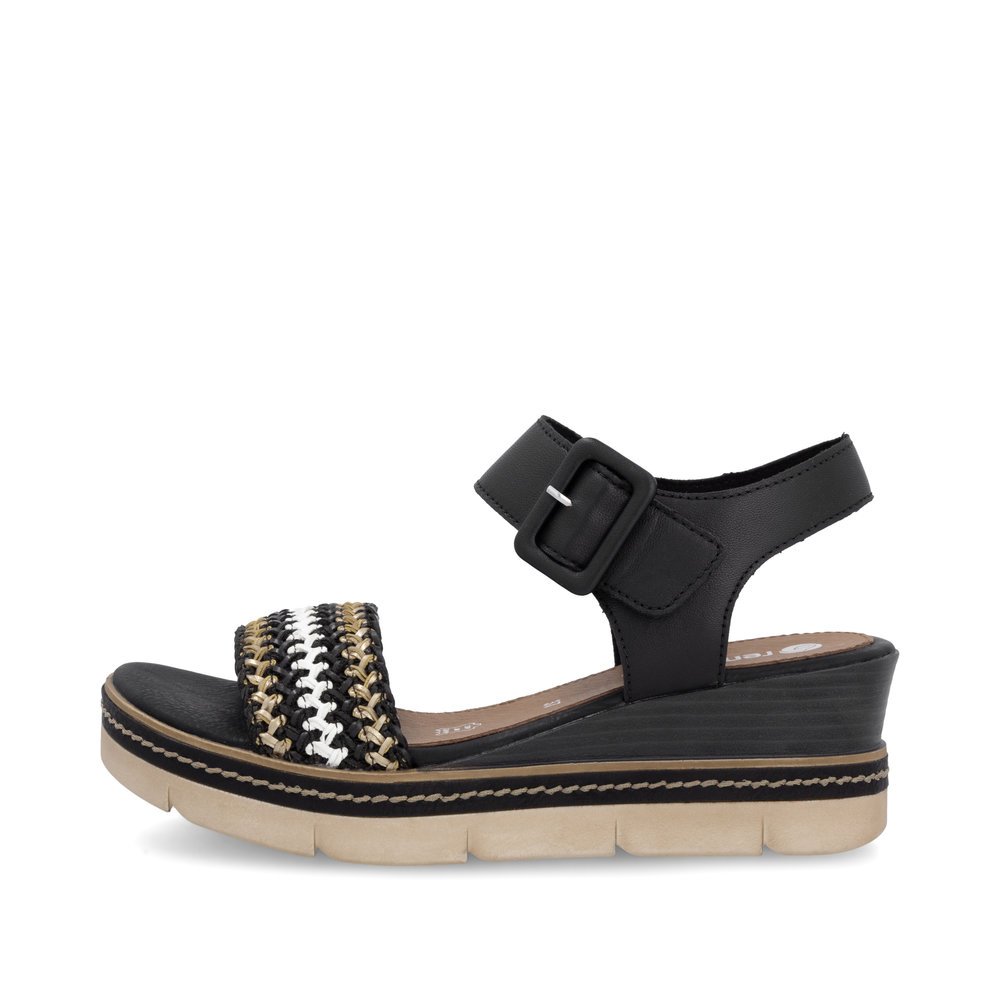 Remonte D2L55-03 Anatomical Leather Platform Black 4.5cm Remonte D2L55-03 Anatomical Leather Platform Black 4.5cm