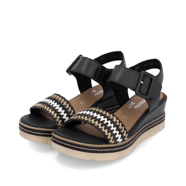 Remonte D2L55-03 Anatomical Leather Platform Black 4.5cm Remonte D2L55-03 Anatomical Leather Platform Black 4.5cm